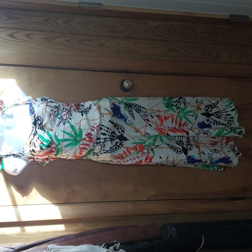 RARE Diane Von Furstenberg silk floral dress NWOT